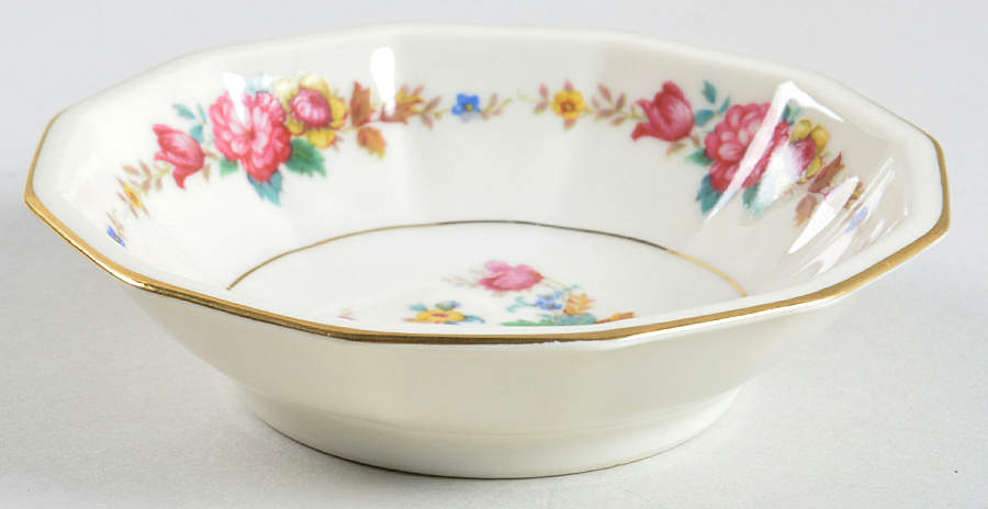 Ivory Rose Fruit/Dessert (Sauce) Bowl by Crown Imperial-1