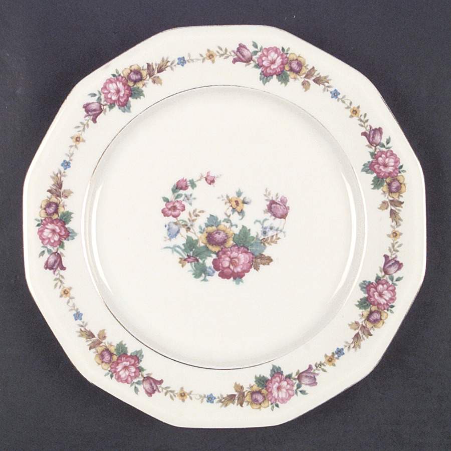 Ivory Rose Dinner Plate by Crown Imperial-1