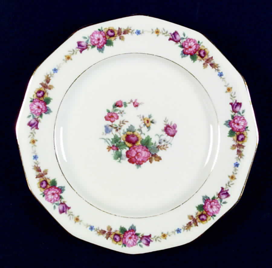 Ivory Rose Salad Plate by Crown Imperial-1