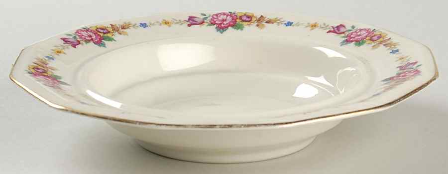 Ivory Rose Round Butter No Lid by Crown Imperial-1