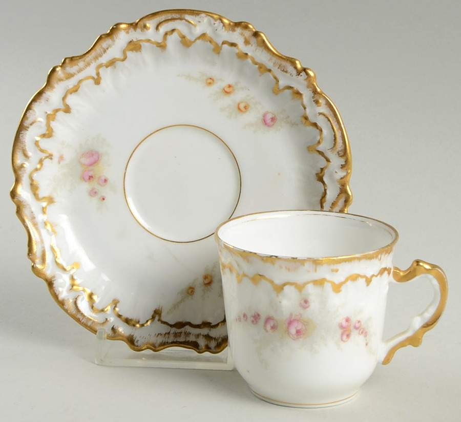 COF5 Flat Demitasse Cup & Saucer Set by Coiffe-1