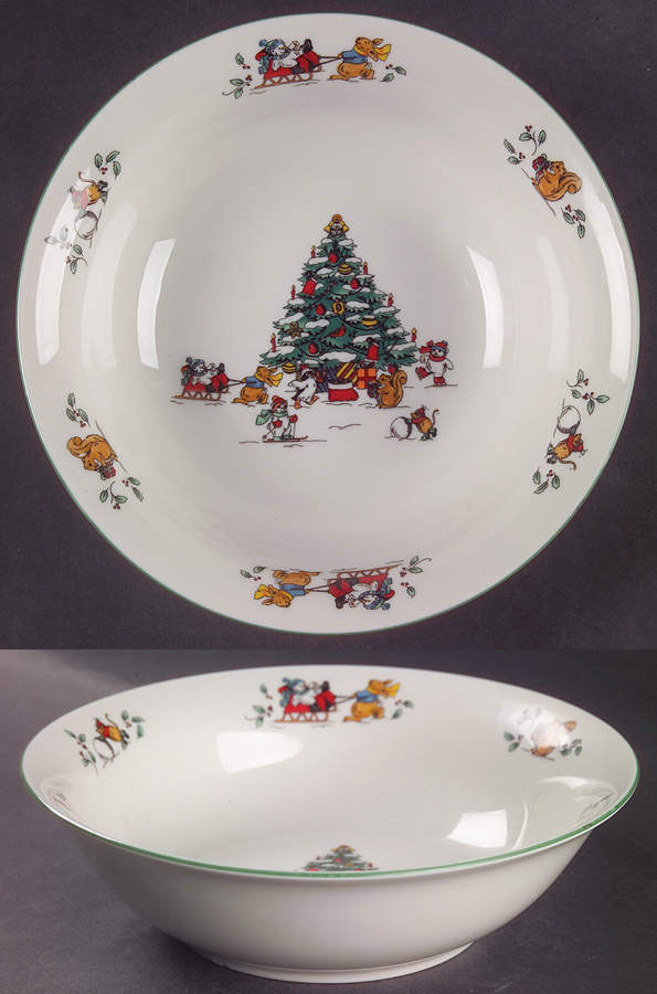Magical Christmas Soup/Cereal Bowl by China Pearl-1
