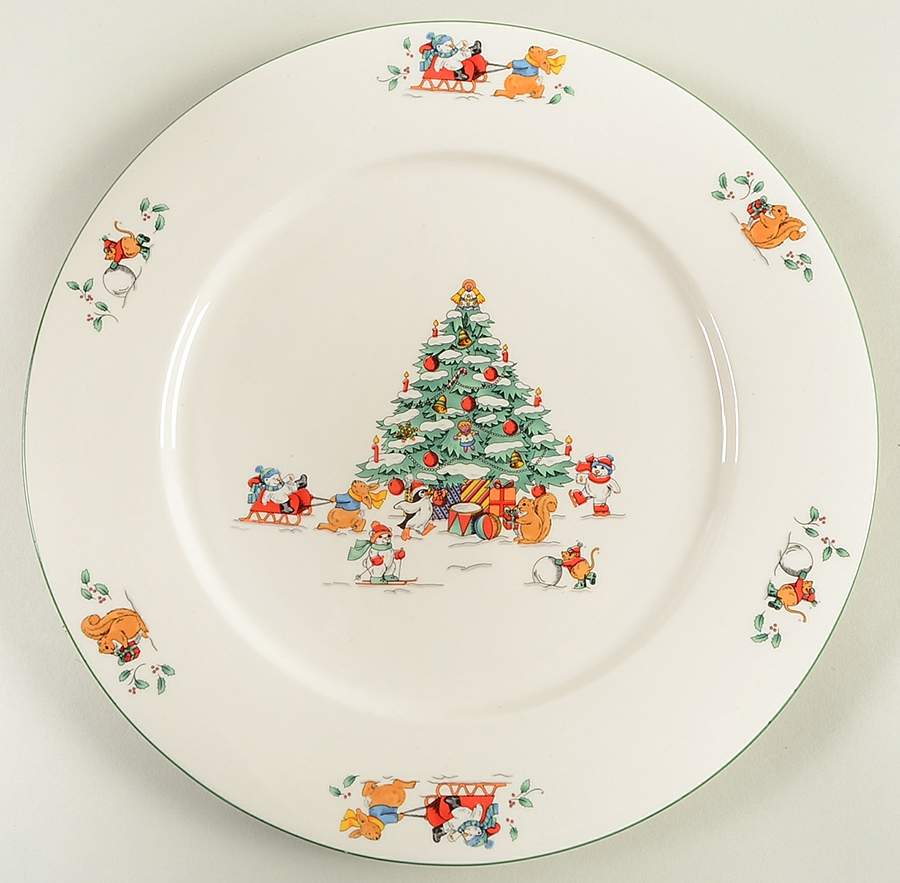 Magical Christmas Dinner Plate by China Pearl-1