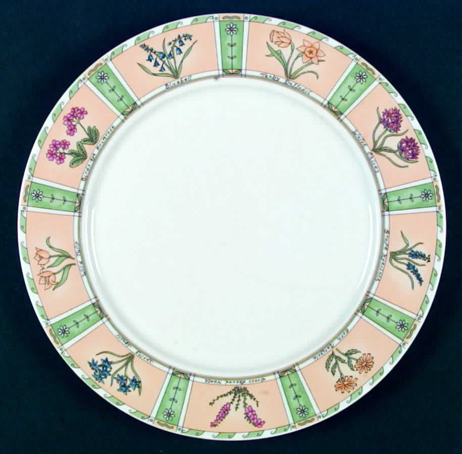 Spring Fair Dinner Plate by China Pearl-1