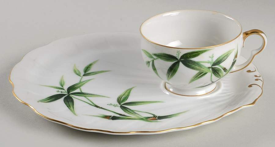 Orient Snack Plate & Cup Set by Craftsman (Japan)-1