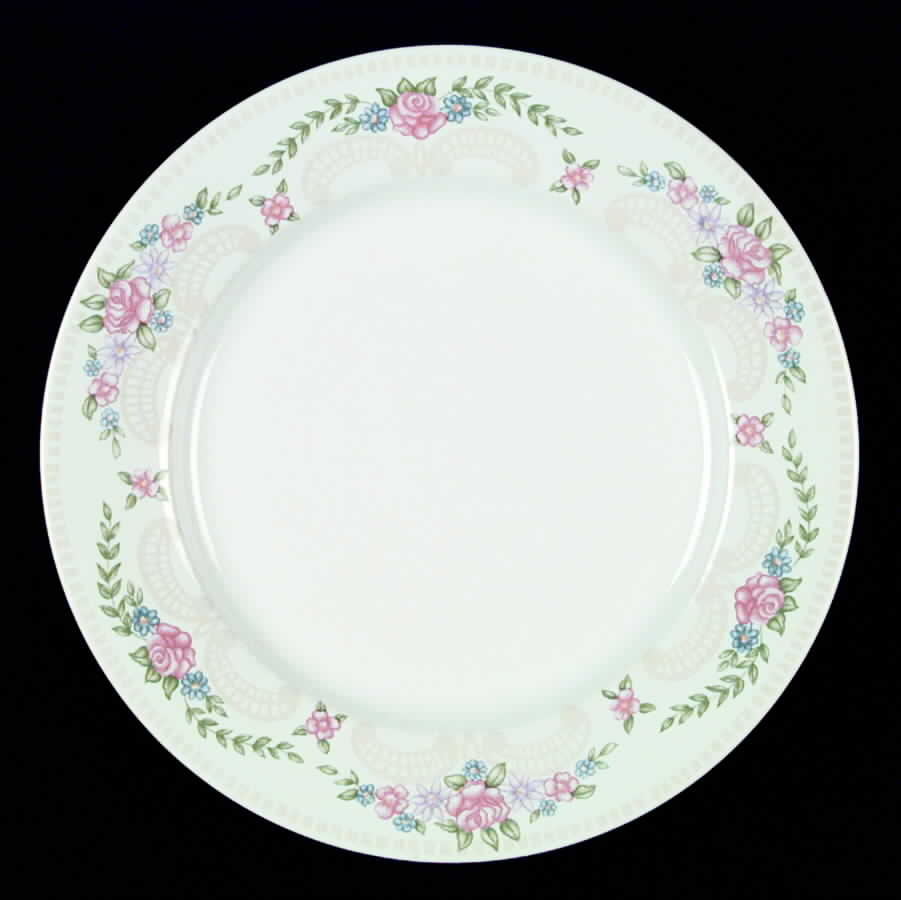 Champagne & Roses Dinner Plate by Corning Corelle-1