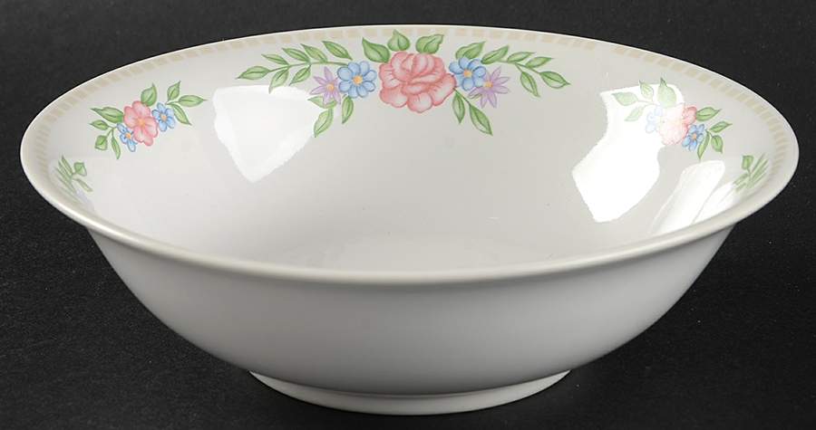 Champagne & Roses Coupe Cereal Bowl by Corning Corelle-1