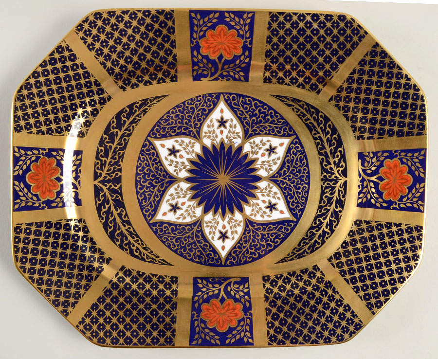 Romany 13" Octagonal Serving Platter by Caverswall-1