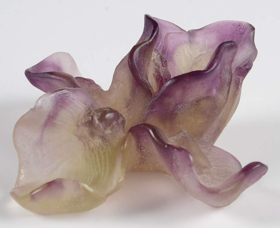 Iris Iris Flower Figurine by Daum-1