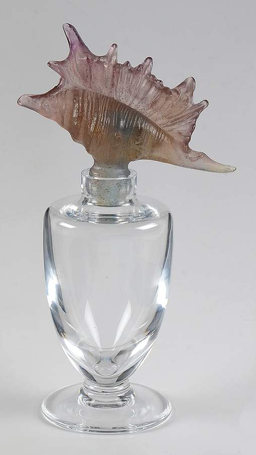 Seashell Perfume Bottle & Stopper by Daum-1