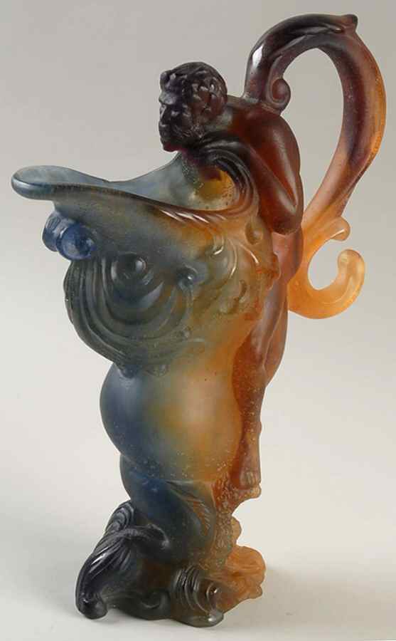 Mythology Man Pitcher by Daum-1