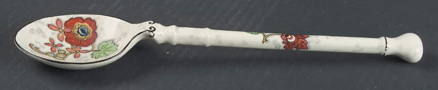 Beaumont Salad Serving Spoon, Solid Piece by Crown Ducal-1