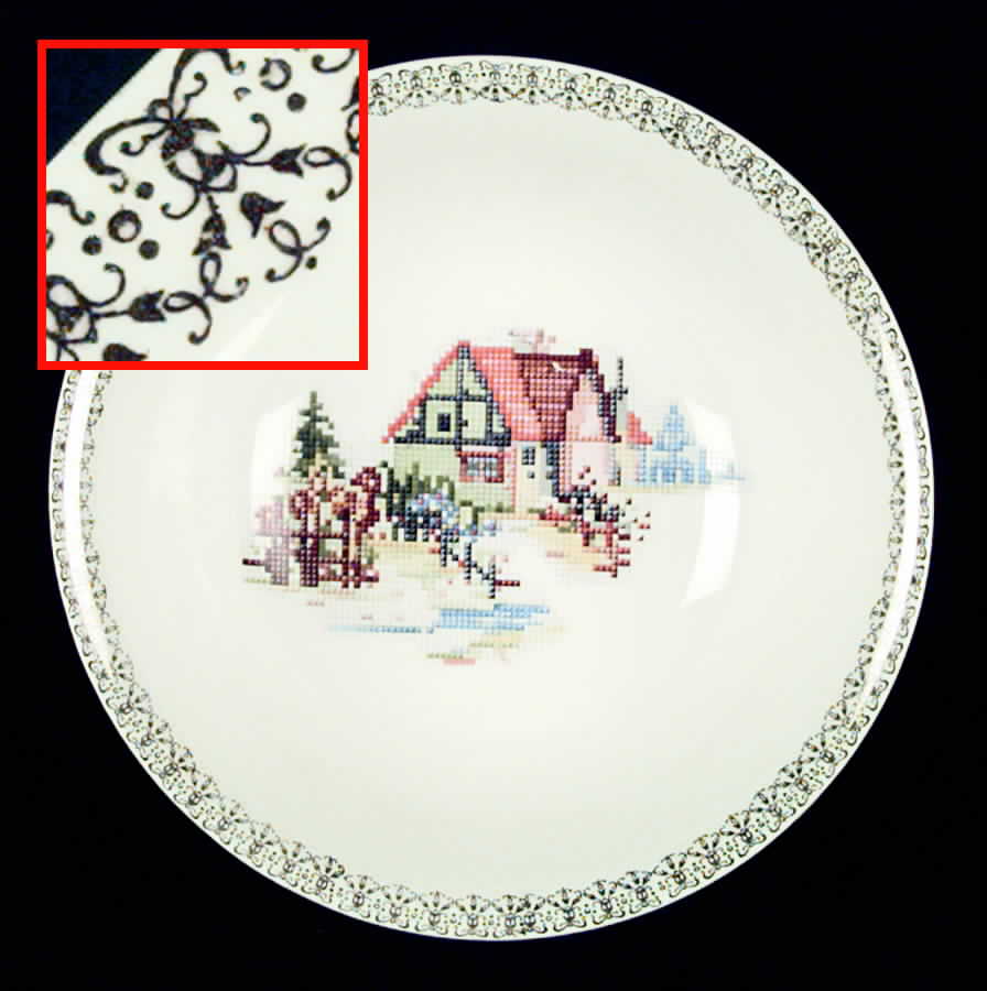 CRO114 8" Round Vegetable Bowl by Crooksville-1