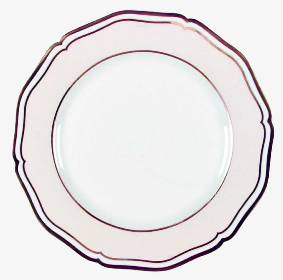 Polka Ivory Dessert Luncheon Plate by Ceralene-1