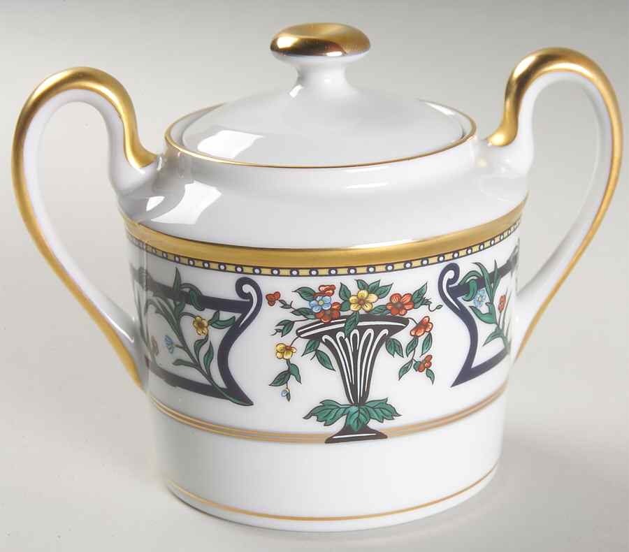 Florissant Sugar Bowl & Lid by Christian Dior-1