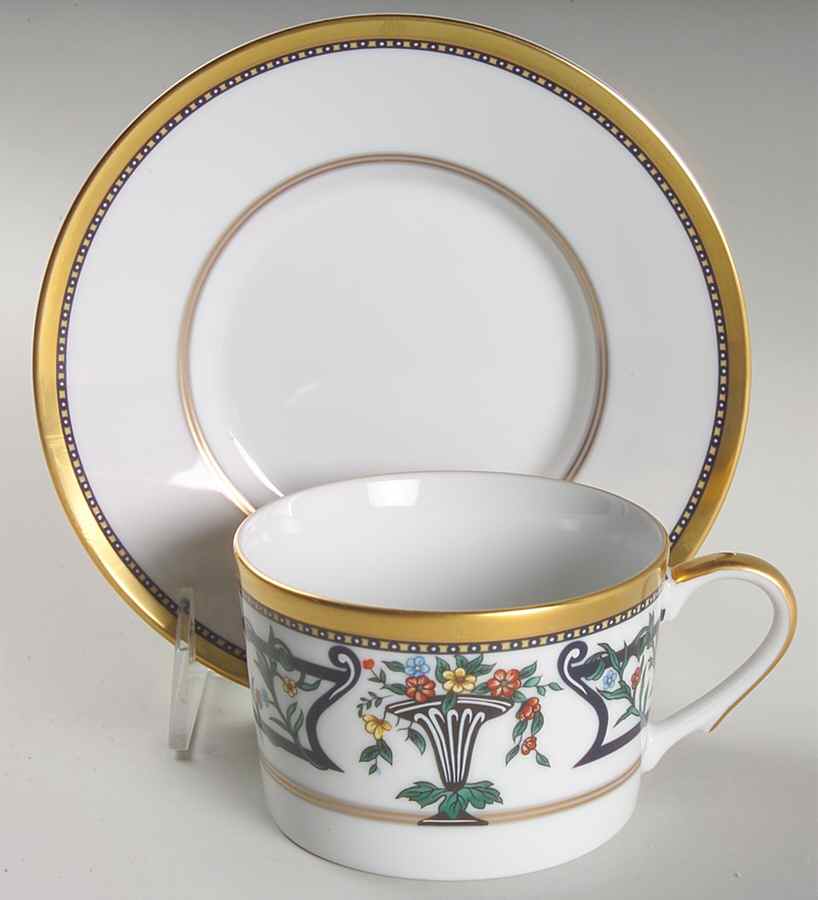 Florissant Flat Cup & Saucer Set by Christian Dior-1