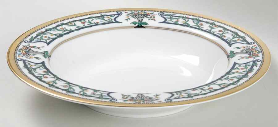 Florissant Large Rim Soup Bowl by Christian Dior-1