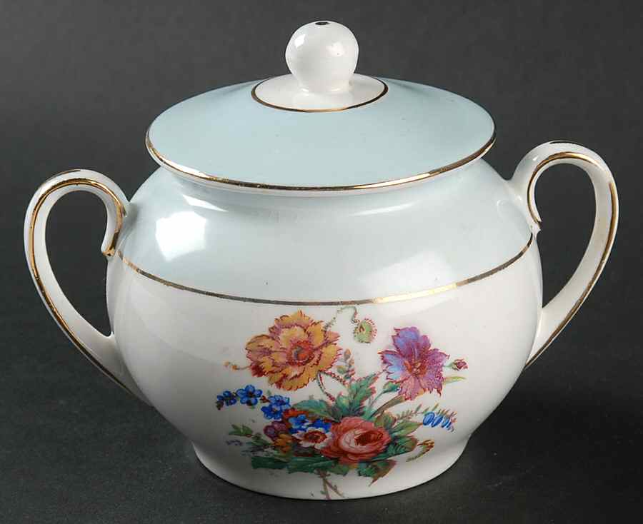 4783 Sugar Bowl & Lid by Colclough-1