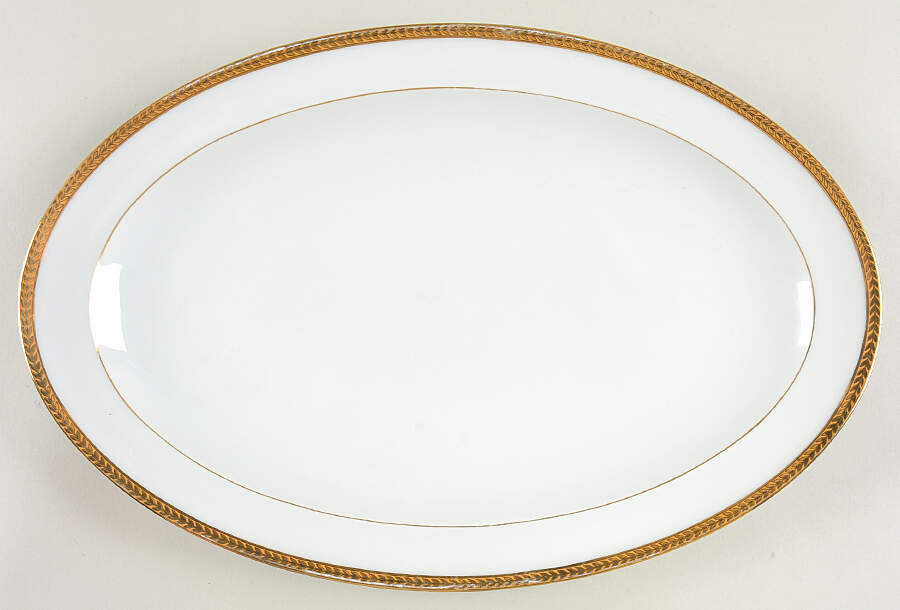 Blois 14" Oval Serving Platter by Charles Field Haviland-1
