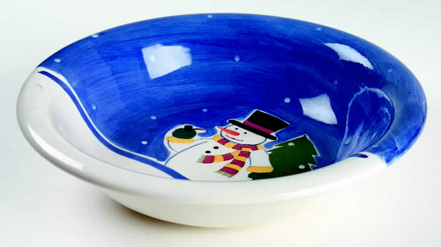 Blizzard and Company 11" Round Vegetable Bowl by Cooks Club-1