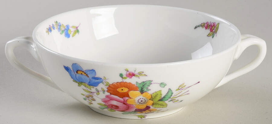 COA32 Flat Cream Soup Bowl by Coalport-1