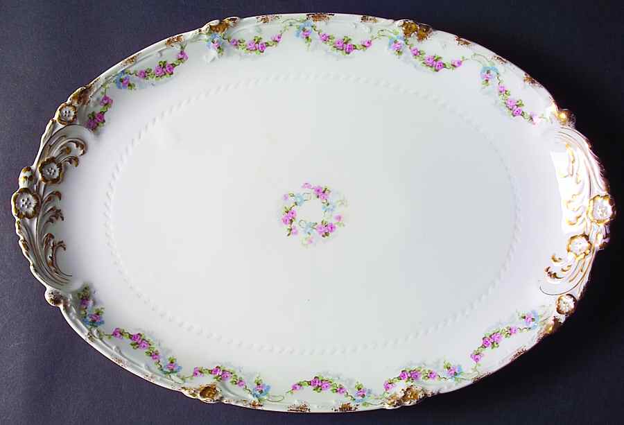 CHF358 16" Oval Serving Platter by Charles Field Haviland-1