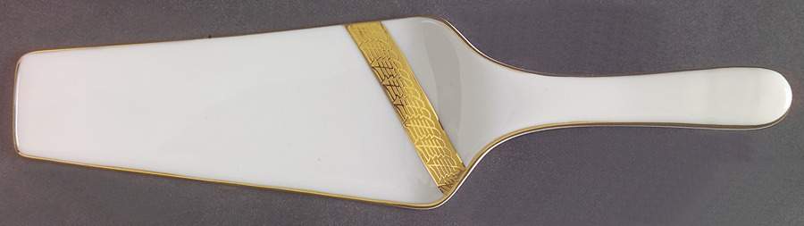 Pure Gold Solid Ceramic Pie/Cake Server by Centurion-1