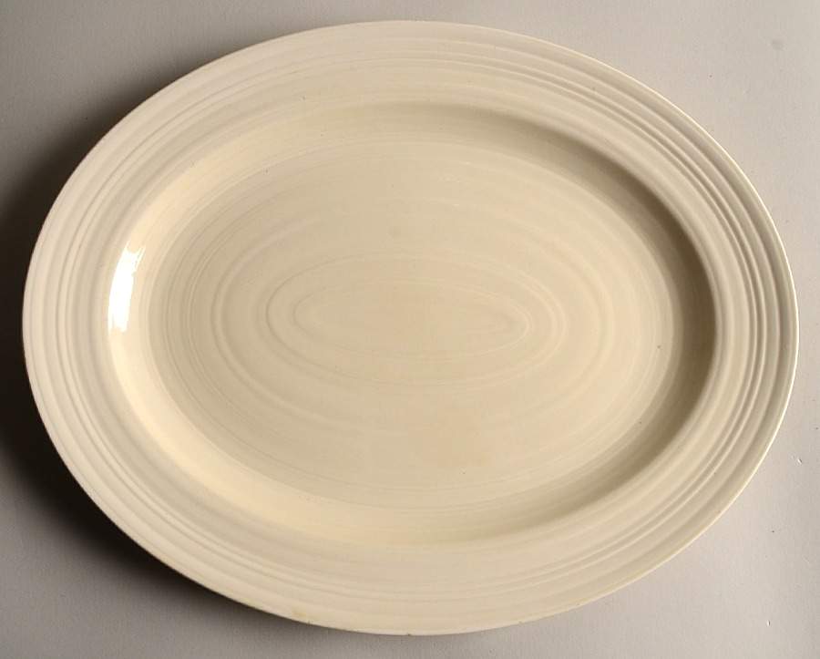 CRD92 14" Oval Serving Platter by Crown Ducal-1