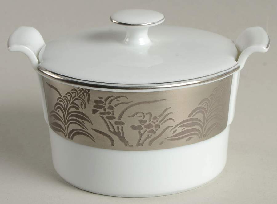 Khazard Platine Sugar Bowl & Lid by Jean Louis Coquet-1