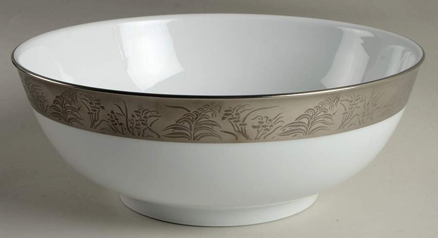 Khazard Platine 10" Large Salad Serving Bowl by Jean Louis Coquet-1
