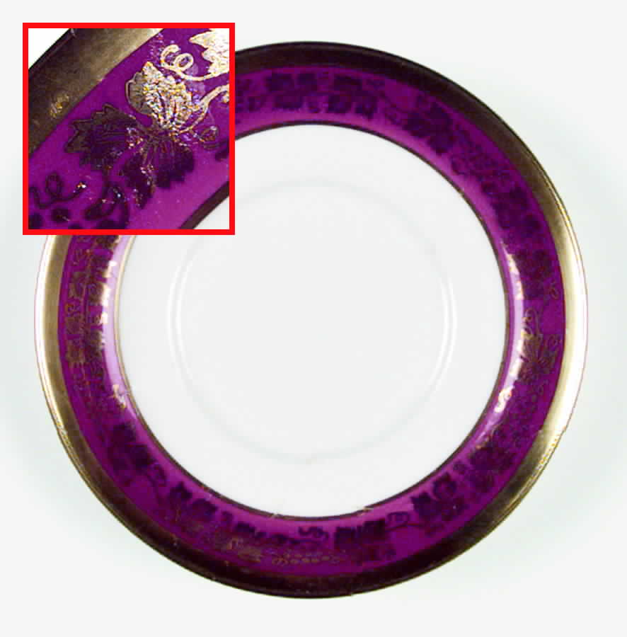 Lichfield Saucer by Crown Staffordshire-1