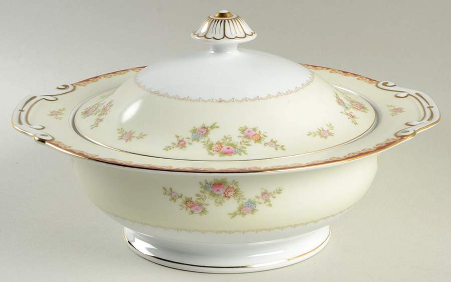CHE7 Round Covered Vegetable by Cherry China (Japan)-1