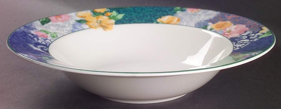 French Brocade 10" Round Vegetable Bowl by Christopher Stuart-1