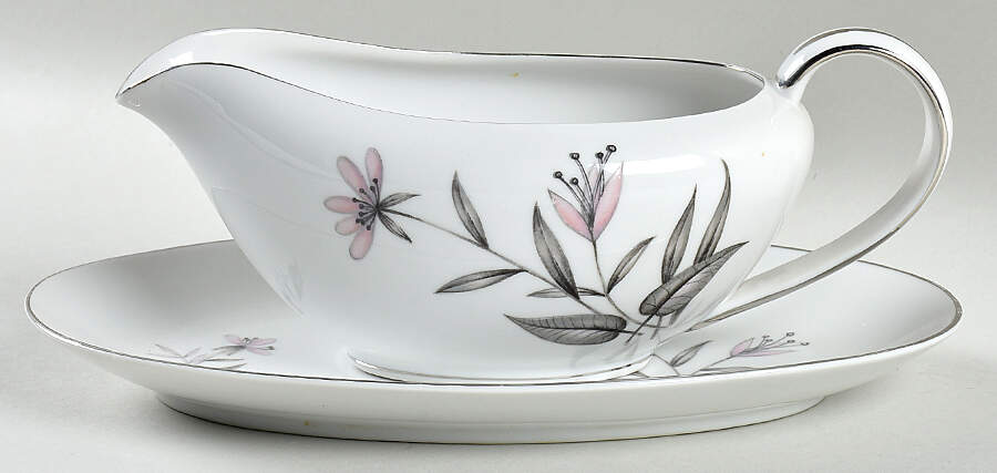 Spring Garden Gravy Boat & Underplate/Relish by Contour-1