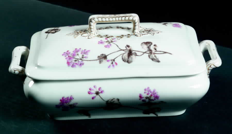 Schleiger 1306 Rectangular Covered Vegetable by Charles Field Haviland-1