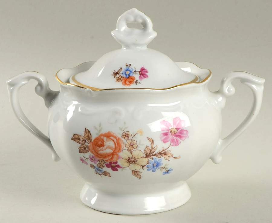 CHZ10 Sugar Bowl & Lid by Chodziez-Poland-1