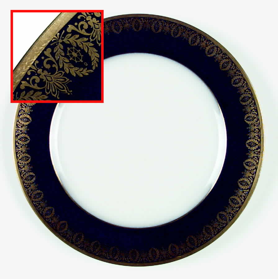 CHF375 Dinner Plate by Charles Field Haviland-1