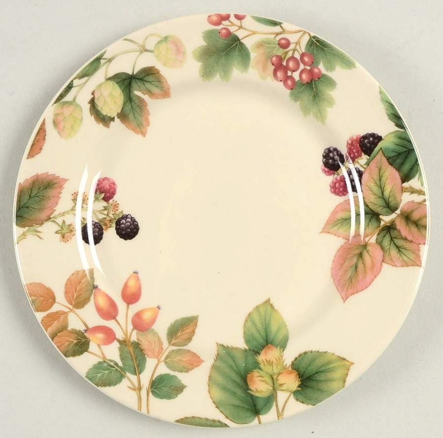 Country Fruits Salad Plate by Cloverleaf (England)-1