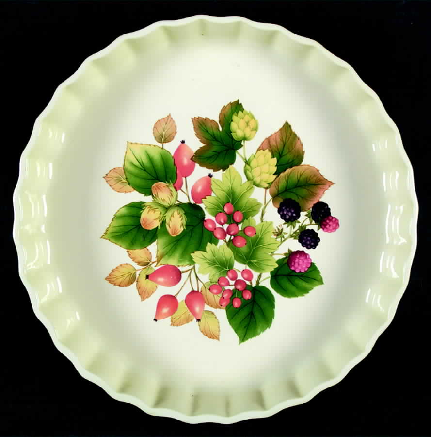 Country Fruits 11'' Quiche by Cloverleaf (England)-1