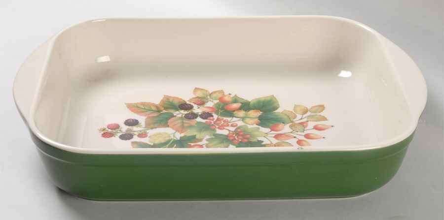 Country Fruits 14" Rectangular Baker by Cloverleaf (England)-1