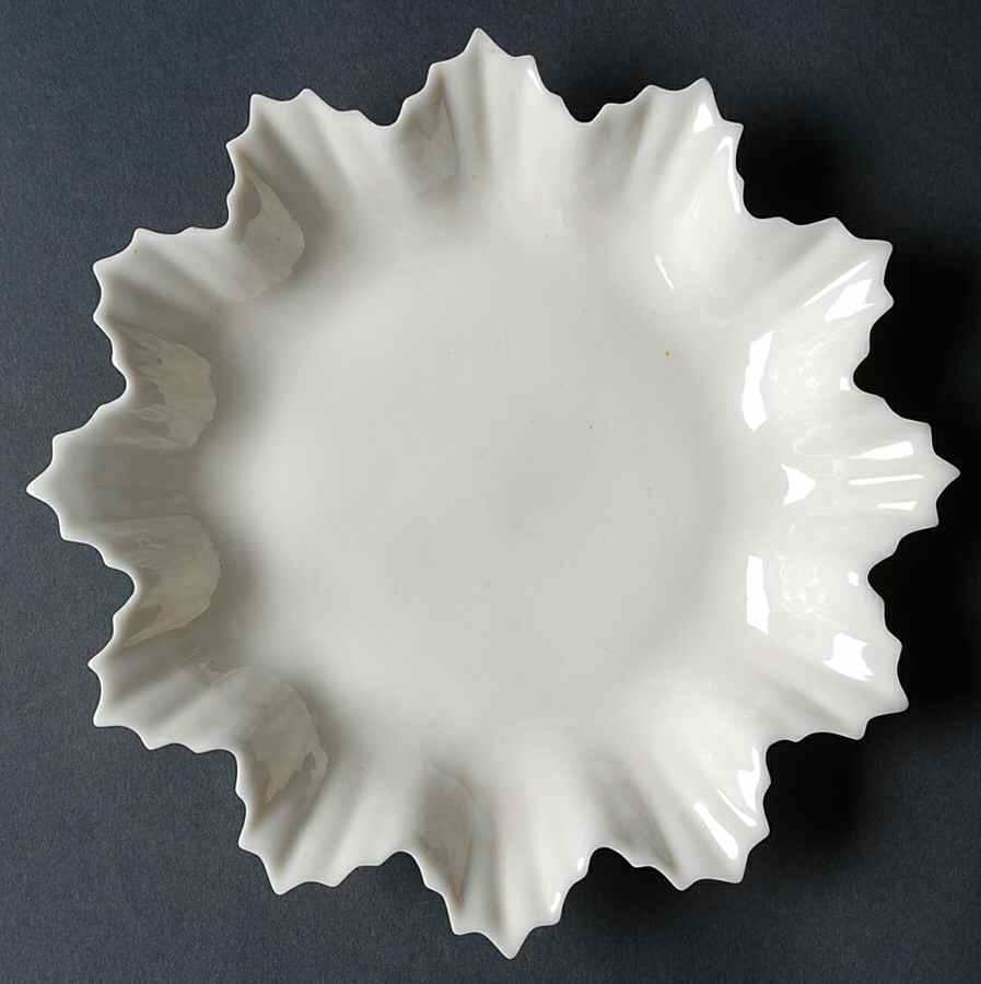 Leaf, Shell & Heart Shaped Plates 8'' Leaf Plate by Belleek Pottery (Ireland)-1