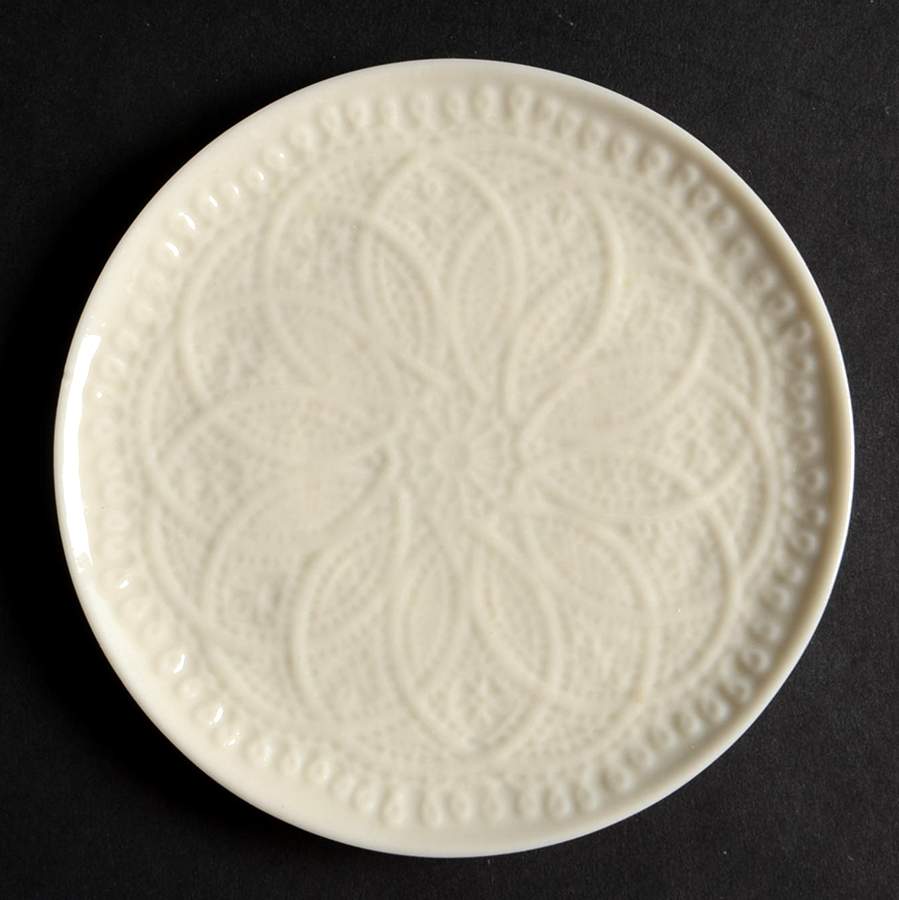 Lace Bread & Butter Plate by Belleek Pottery (Ireland)-1