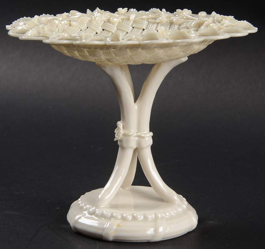 Compotes & Centerpieces Tall Flowered Jewel Stand by Belleek Pottery (Ireland)-1