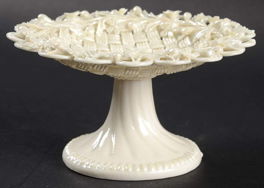 Compotes & Centerpieces Short Flowered Jewel Stand by Belleek Pottery (Ireland)-1