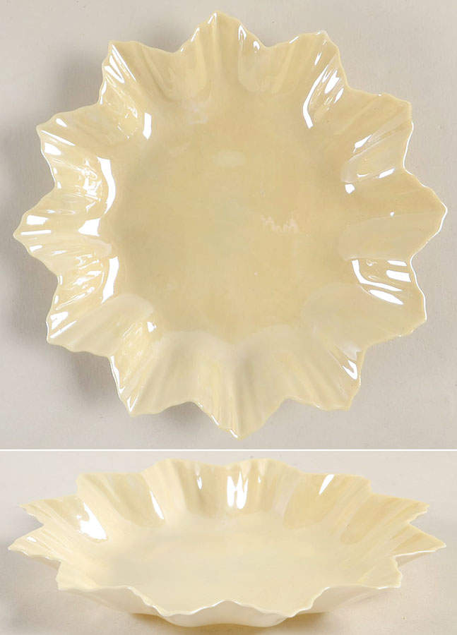 Leaf, Shell & Heart Shaped Plates 6'' Leaf Plate by Belleek Pottery (Ireland)-1