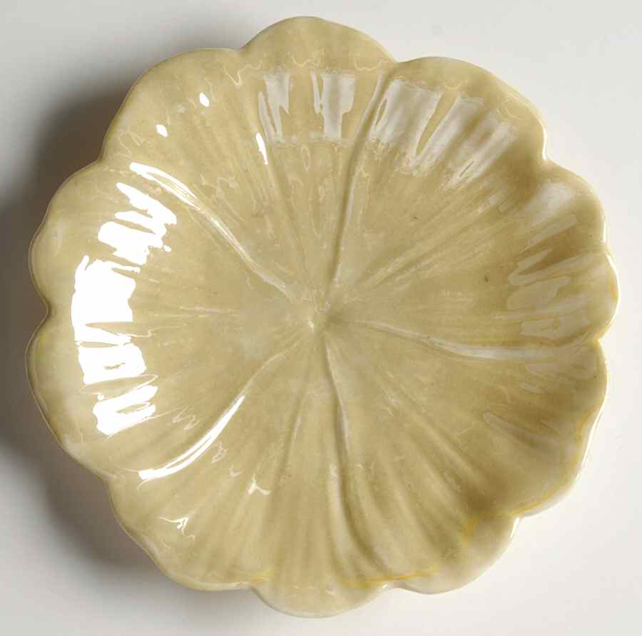 Leaf, Shell & Heart Shaped Plates Primrose Shaped Butter Plate by Belleek Pottery (Ireland)-1