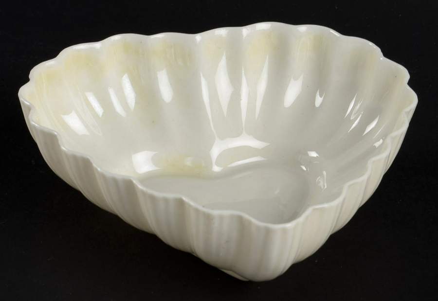 Leaf, Shell & Heart Shaped Plates 4'' Heart Shaped Bowl by Belleek Pottery (Ireland)-1