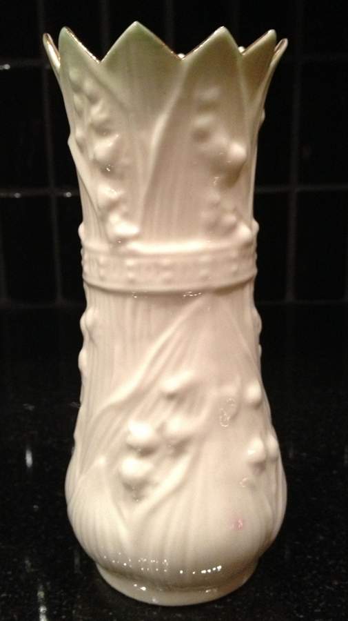 Vases Lily of the Valley Spill Vase by Belleek Pottery (Ireland)-1