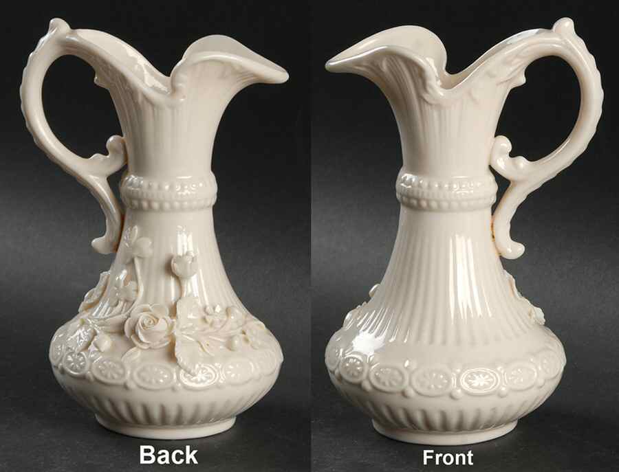 Vases 6'' Aberdeen Flowered Vase by Belleek Pottery (Ireland)-1