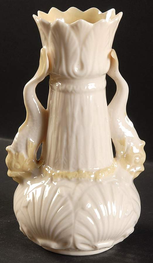 Vases Dolphin Spill Vase by Belleek Pottery (Ireland)-1